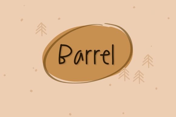 Barrel: A Chalk-Style Font for Editorial Design
