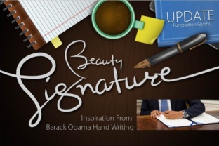 Beauty Signature: A Handwritten Font for Web Design