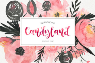 Candyland: A Playful Script Font for Editorial Design