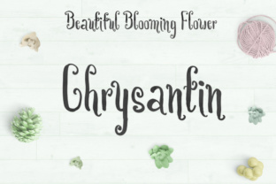Chrysantin: A Handwritten Font for Authentic Branding