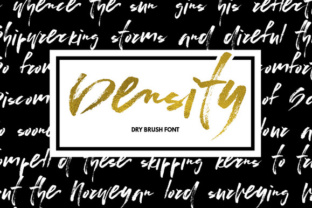 Density: A Handwritten Typeface for Editorial Soul