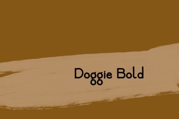 Doggie Typeface: A Handwritten Font for Bold Campaigns