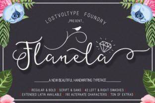 Flanela: A Versatile Script Font for Editorial Design
