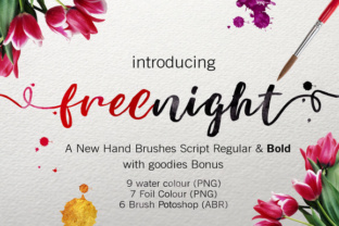 Freenight Typeface: Elevate Your Handmade Brand