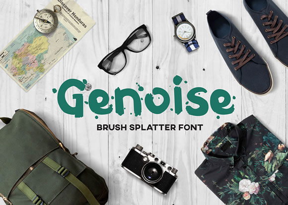Genoise Font: A Handmade Brush Typeface for Bold Branding