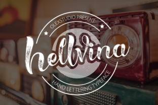 Hellvina: A Modern Script Typeface for Branding