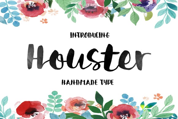 Houster Font: Elevating Campaign Visuals with Hand-Lettered Style