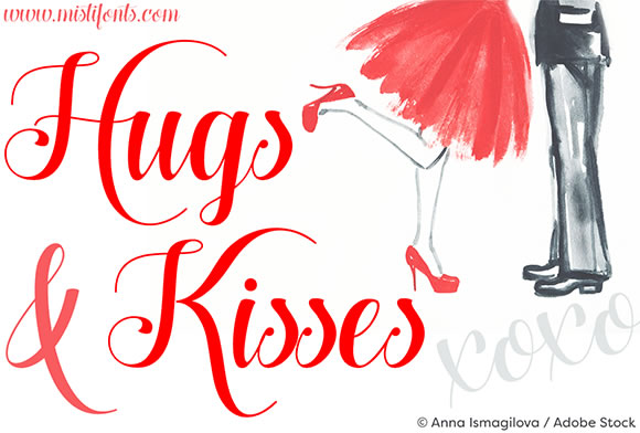 Hugs and Kisses Font: Elevate Your Campaigns