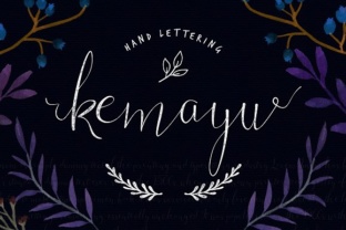 Kemayu: A Handwritten Typeface for Editorial Warmth