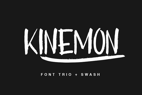 Kinemon: The Perfect Brush Font for Crafters