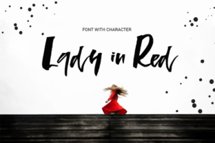 Lady in Red: A Bold Typeface for Energetic Brands