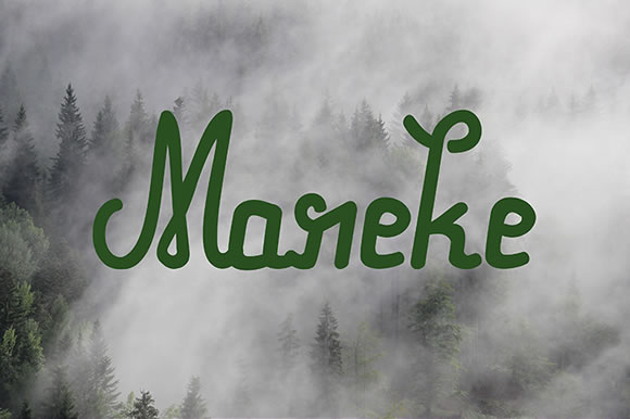 Mareke Font: A Calligraphic Twist for Modern Branding