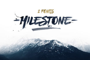 Milestone: A Rough Brush Font for Digital Design