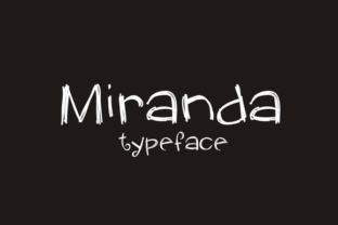 Miranda Font: Playful Chalk Style for Crafters