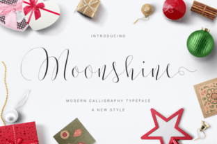 Moonshine: A Modern Script Typeface for Web Design