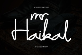Mr Haikal: A Modern Script Font for Bold Branding