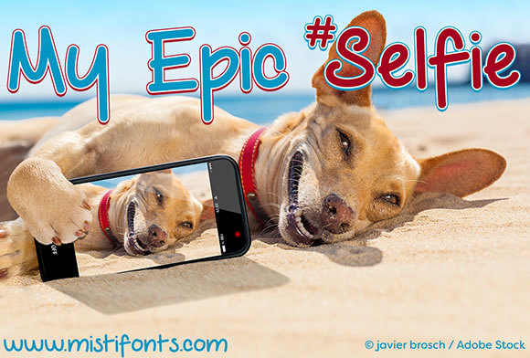 My Epic Selfie: A Bold Script Font for Makers