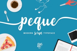 Peque: A Playful Script Font for Modern Campaigns