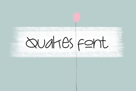 Quakes Font: A Playful Typeface for Crafters