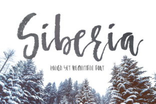 Siberia: A Handwritten Typeface for Editorial Soul