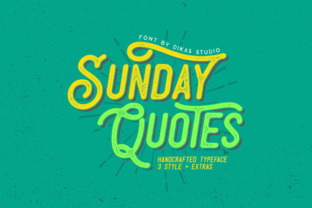 Sunday Quotes: A Handwritten Font for Branding
