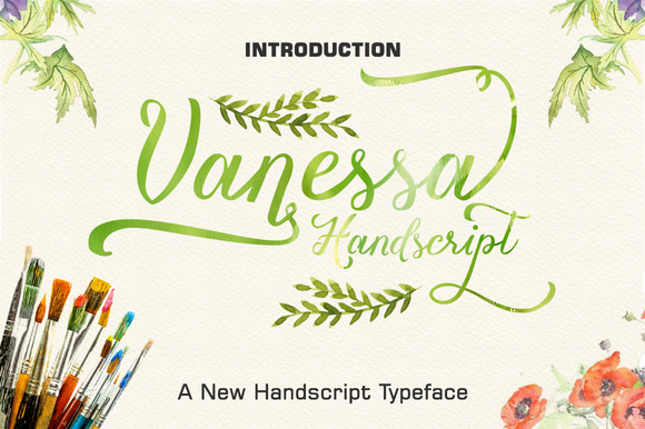 Vanessa Handscript: A Polished Typeface for Branding
