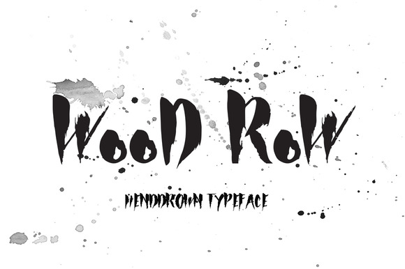 Wood Row: A Handwritten Typeface for Digital Design